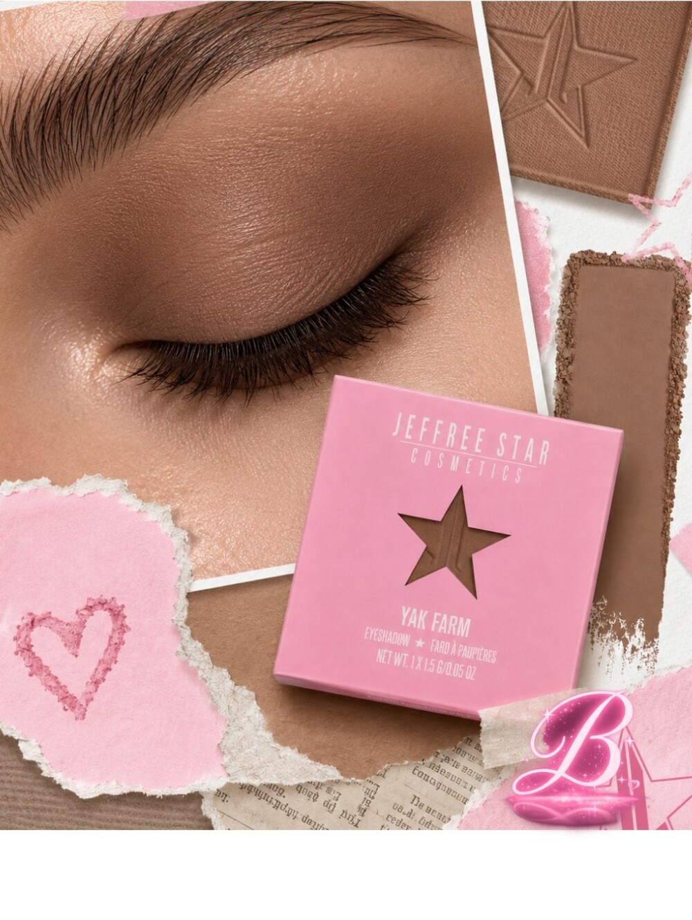 💛3/$15 Jeffree Star Artistry Single Eyeshadow “Yak Farm” NIB